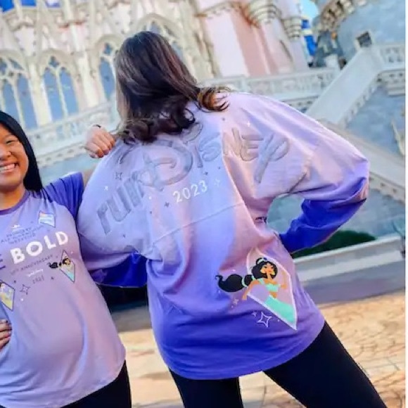 Disney Tops - 2023 Disney Parks runDisney Princess Half Marathon Wknd Spirit Jersey Sz Small